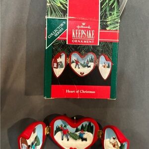 Hallmark Keepsake Ornament - Red and White Heart